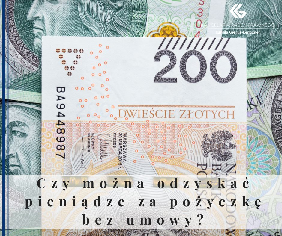 Czy można odzyskać pieniądze za pożyczkę bez umowy?
              