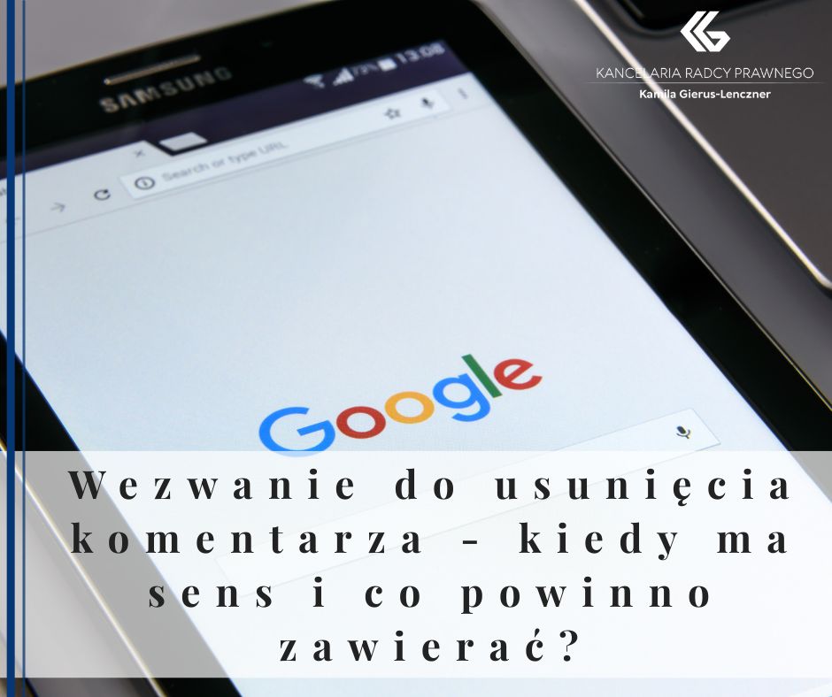 Wezwanie do usunięcia komentarza - kiedy ma sens i co powinno zawierać?
              